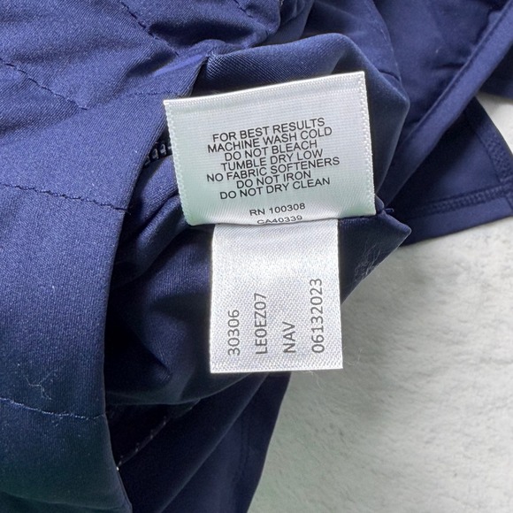 Peter Millar Navy Hybrid Vest Women's Size Large Fuse Elite Full Zip Golf Preppy - Picture 8 of 12